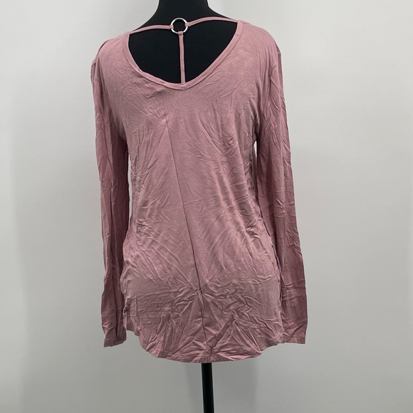 Pink Republic Dusty Mauve Long Sleeve Blouse - Picture 2 of 6